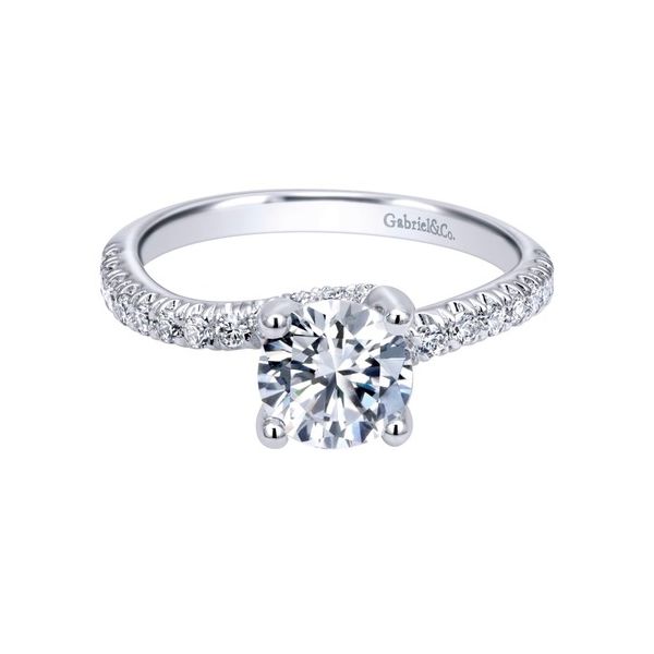 14 Karat Bypass Ring With 0.34Tw Round Diamonds Moore Jewelers Laredo, TX