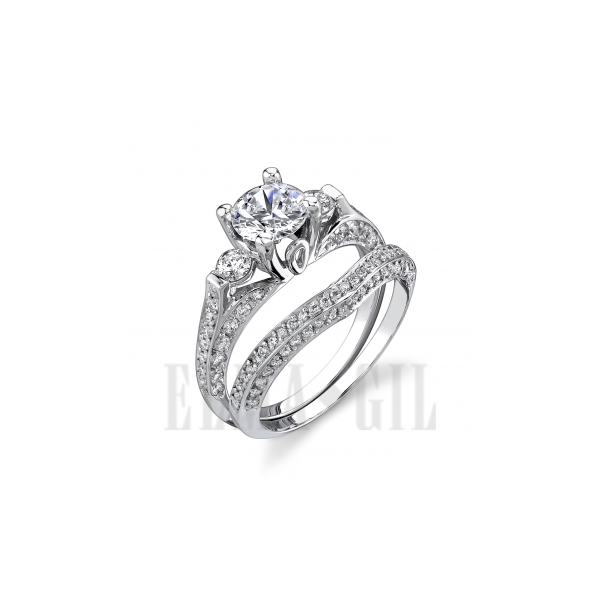 18 Karat Engagement Ring With 0.65Tw Round Diamonds Moore Jewelers Laredo, TX