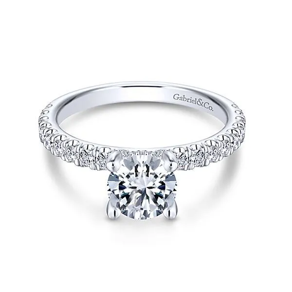 14 Karat Tiffany Semi-Mount Ring Moore Jewelers Laredo, TX