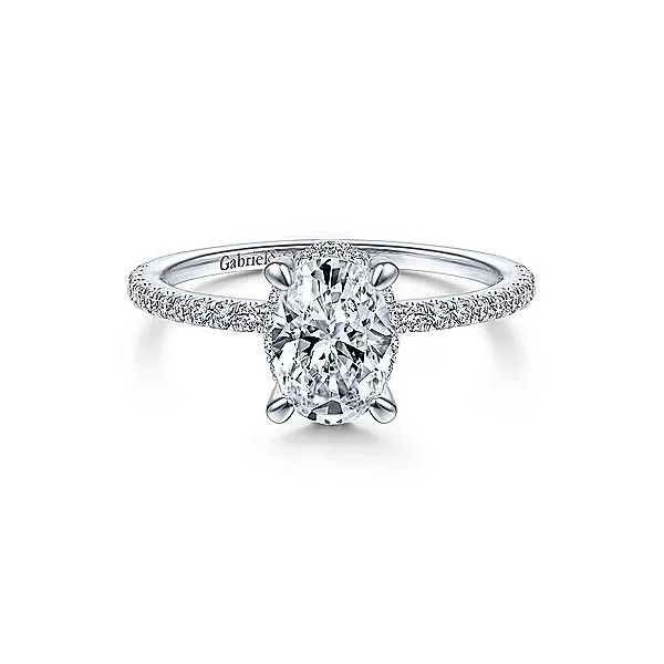 14K White Gold Diamond Semi-Mount Rings Moore Jewelers Laredo, TX