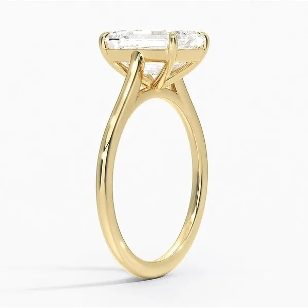 14K Yellow Gold Solitaire Diamond Ring Image 2 Moore Jewelers Laredo, TX