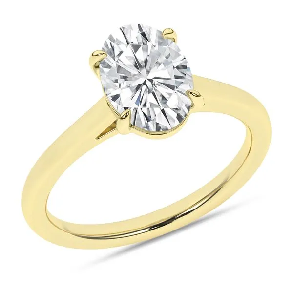 14K Yellow Gold Solitaire Diamond Ring Moore Jewelers Laredo, TX