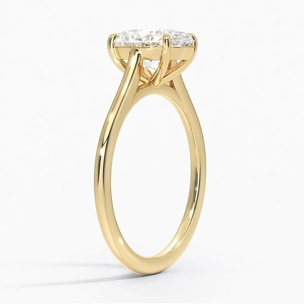 Mounted Solitaire Diamond Ring Image 2 Moore Jewelers Laredo, TX