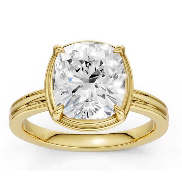 14K Yellow Gold Lab Grown Diamond Engagement Ring Moore Jewelers Laredo, TX