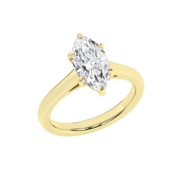 Mounted Solitaire Diamond Ring Image 2 Moore Jewelers Laredo, TX