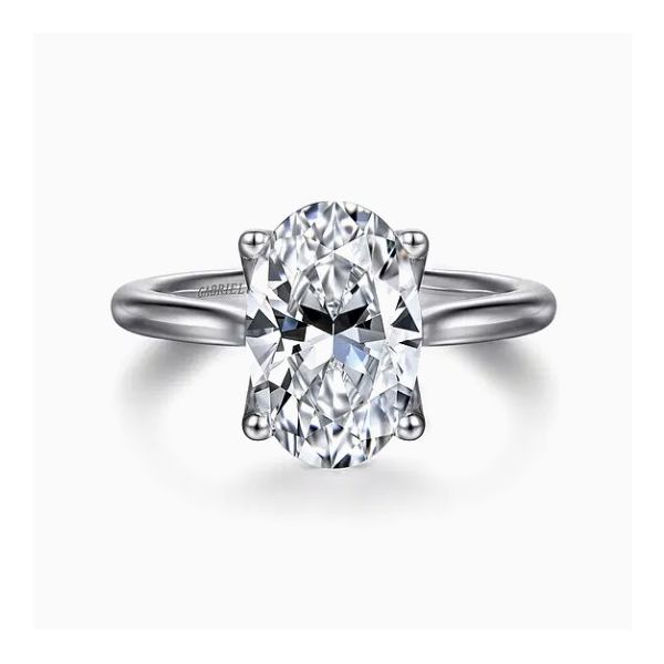 Mounted Solitaire Diamond Ring Image 2 Moore Jewelers Laredo, TX