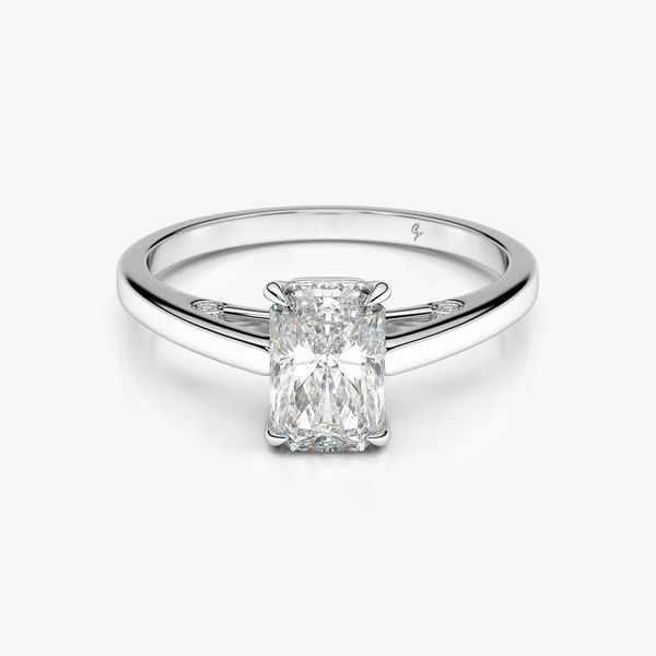 Radiant Cut Diamond Solitaire Ring Moore Jewelers Laredo, TX