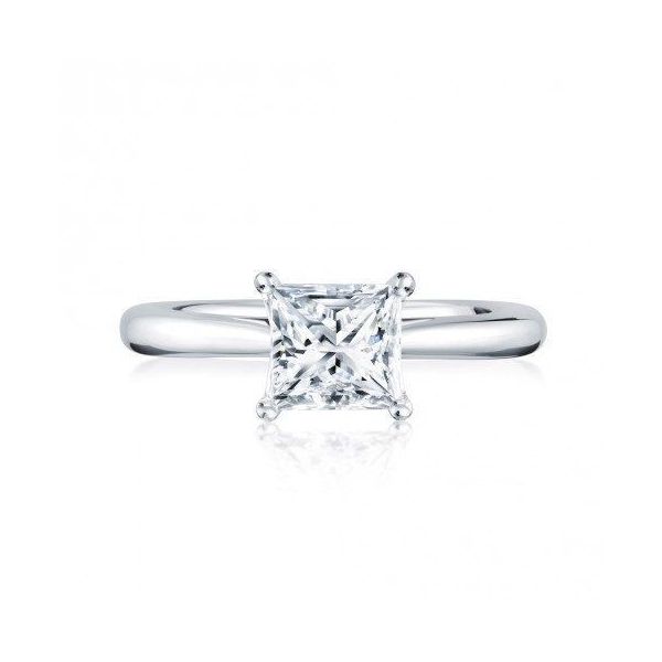 Princess Cut Diamond Solitaire Ring Moore Jewelers Laredo, TX
