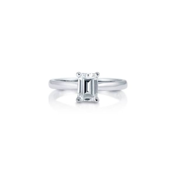 Emerald Diamond Solitaire Ring Moore Jewelers Laredo, TX