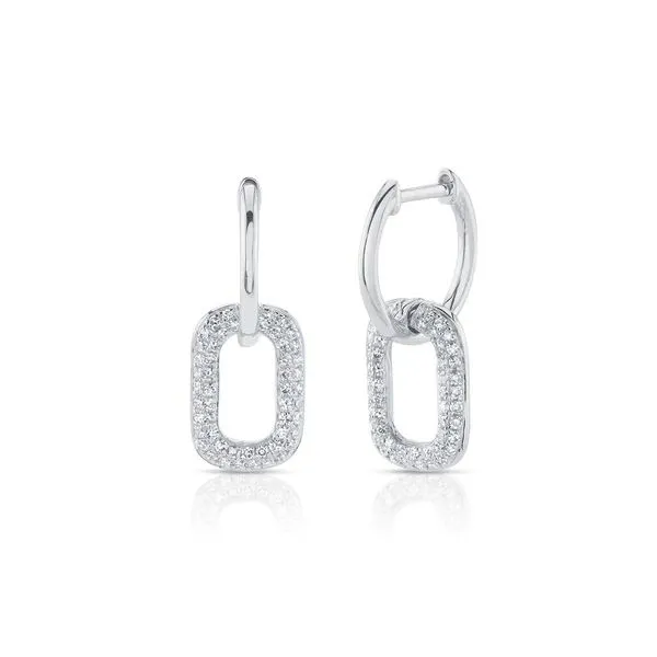 14K Dangle Earrings With 0.23Tw Round Diamonds Moore Jewelers Laredo, TX