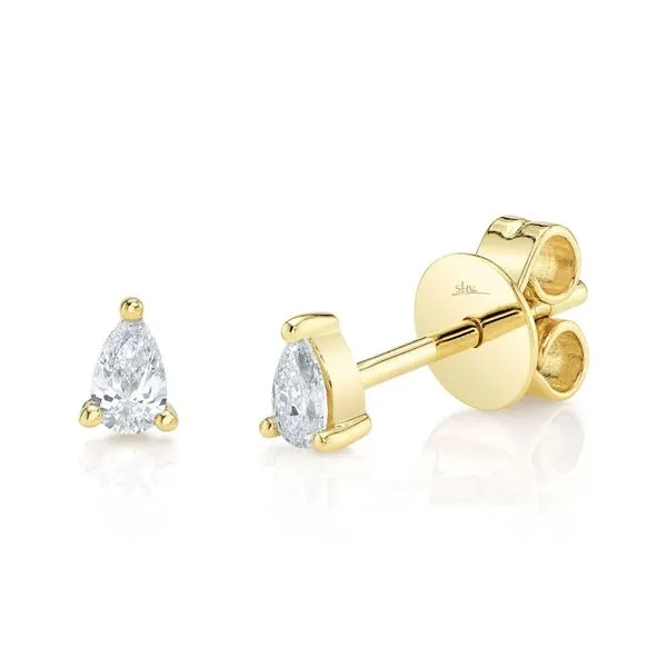 14K Yellow Gold Stud Earrings Moore Jewelers Laredo, TX
