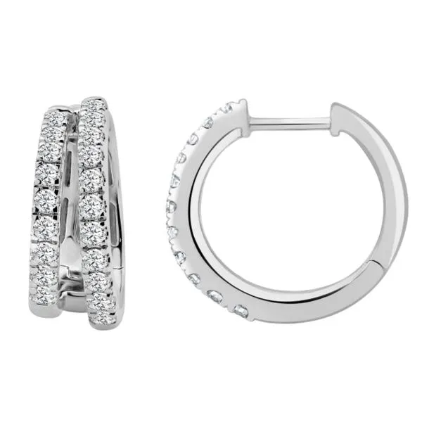 18K Yellow Gold Small Hoop Earrings Moore Jewelers Laredo, TX