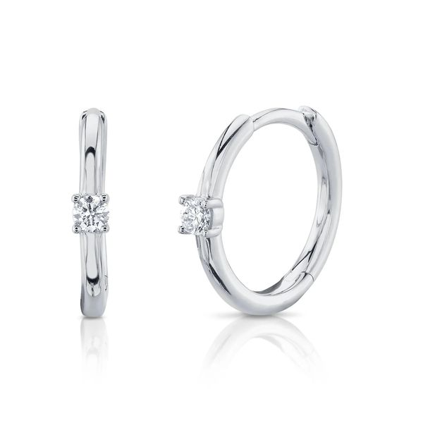 Diamond Hoop Earrings Moore Jewelers Laredo, TX