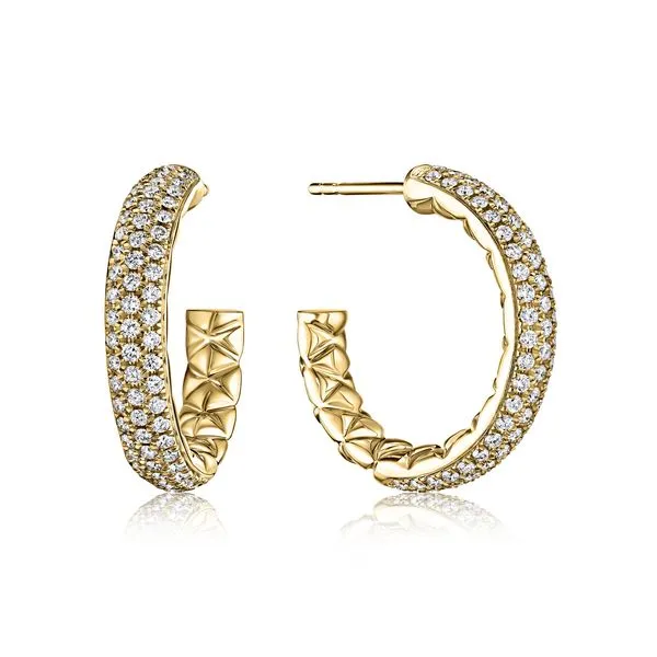 14K Yellow Gold Small Hoop Earrings Moore Jewelers Laredo, TX