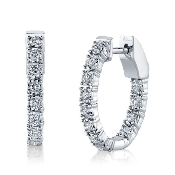 Diamond Hoop Earrings Moore Jewelers Laredo, TX