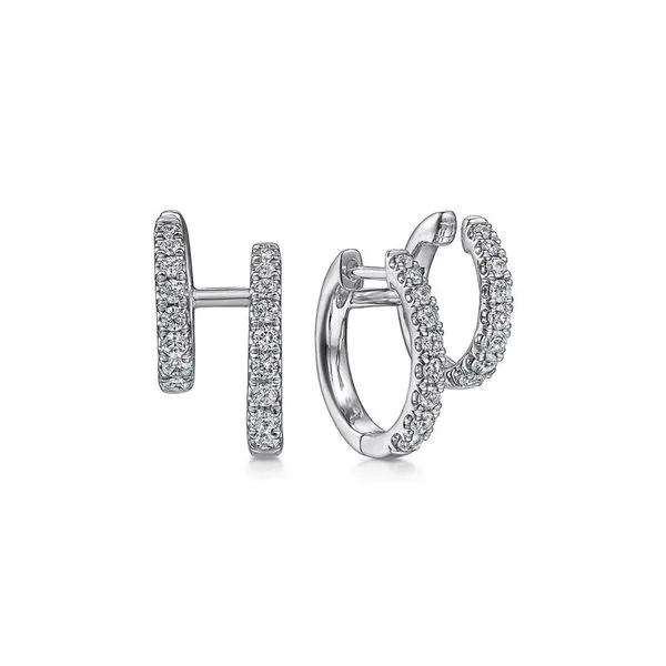 Diamond Hoop Earrings Moore Jewelers Laredo, TX