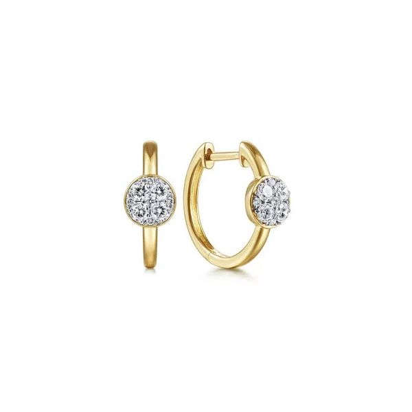 14K Yellow Gold Double Huggie Earrings Moore Jewelers Laredo, TX