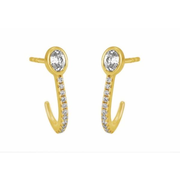 Diamond Hoop Earrings Moore Jewelers Laredo, TX