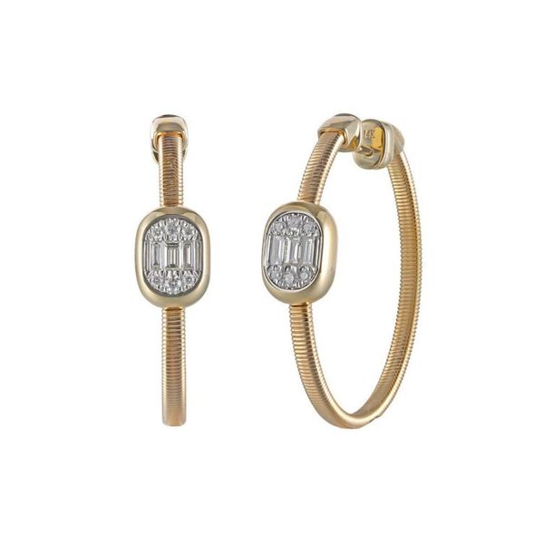 Diamond Hoop Earrings Moore Jewelers Laredo, TX