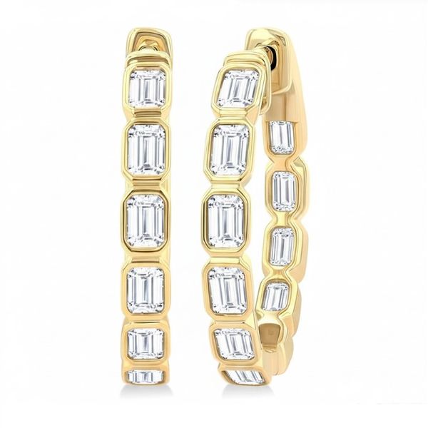 LABGROWN Diamond Hoops Moore Jewelers Laredo, TX