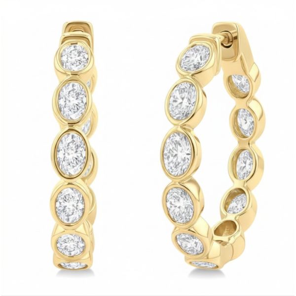 LABGROWN Diamond Hoops Moore Jewelers Laredo, TX