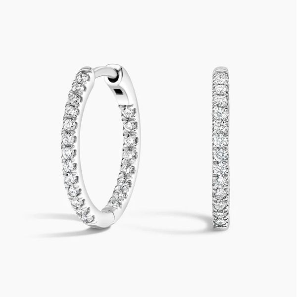 LABGROWN Diamond Hoops Moore Jewelers Laredo, TX