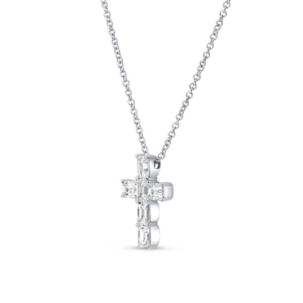 Diamond Cross Pendant Image 2 Moore Jewelers Laredo, TX