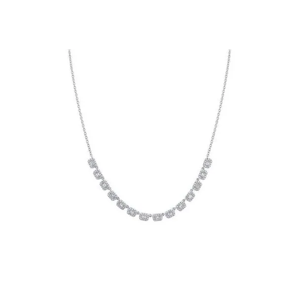 14K White Gold Diamond Necklace Moore Jewelers Laredo, TX
