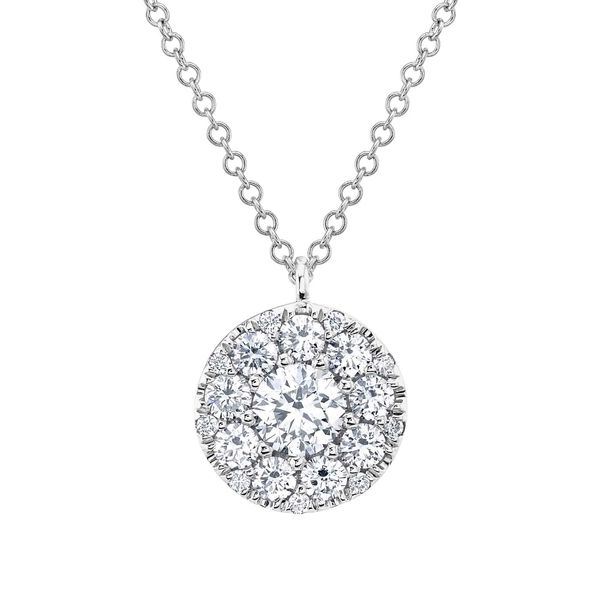 14K White Gold Diamond Fashion Necklace Moore Jewelers Laredo, TX