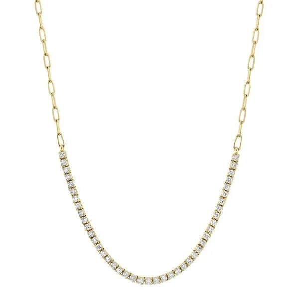 14K Yellow Gold Diamond Fashion Necklace Moore Jewelers Laredo, TX