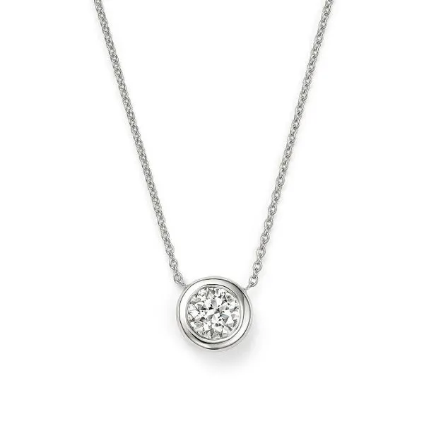 14K White Gold Diamond Necklace Moore Jewelers Laredo, TX