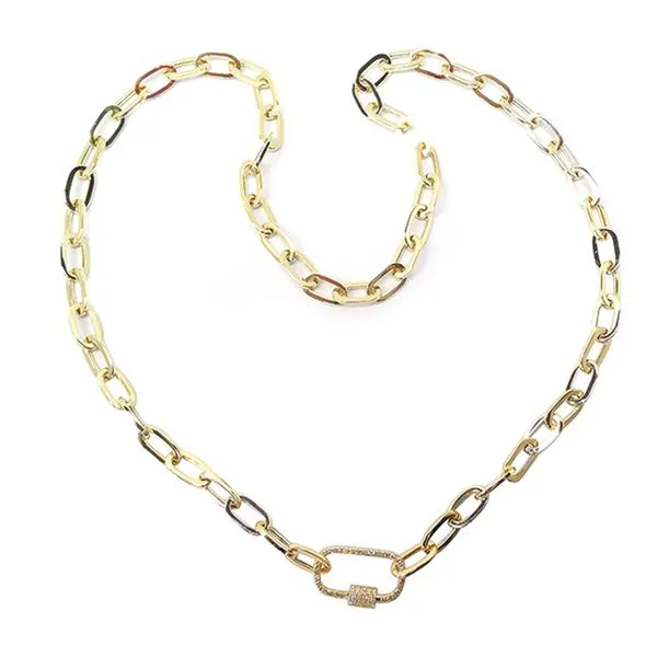14K Yellow Gold Diamond Fashion Necklace Moore Jewelers Laredo, TX