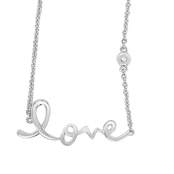 14K White Gold Love Diamond Bracelet Moore Jewelers Laredo, TX
