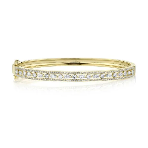 14K Yellow Gold Diamond Bracelet Moore Jewelers Laredo, TX