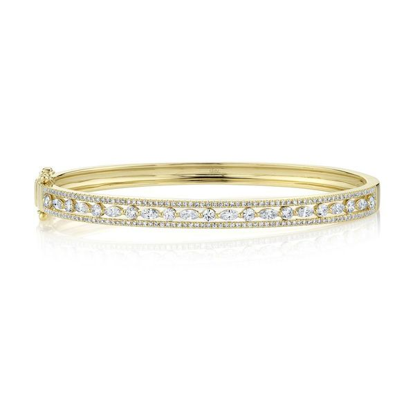 14K Yellow Gold Diamond Bracelet Moore Jewelers Laredo, TX