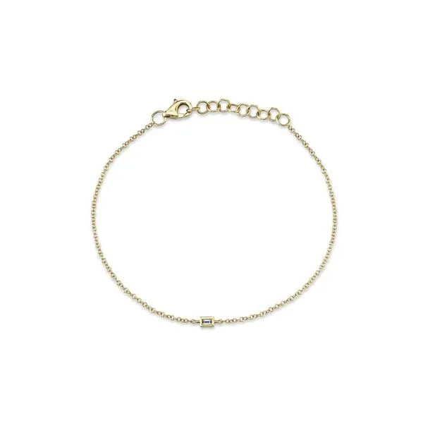 14K Yellow Gold Baguette Bracelet Moore Jewelers Laredo, TX