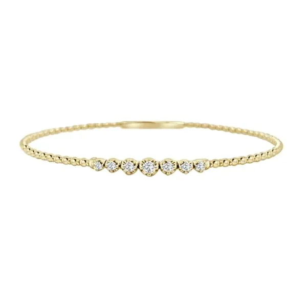 18K Yellow Gold Flex Diamond Bracelet Moore Jewelers Laredo, TX