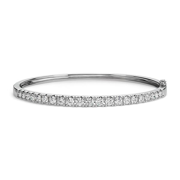 14K White Gold Diamond Bracelet Moore Jewelers Laredo, TX