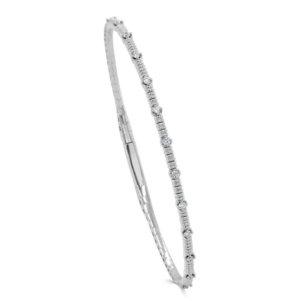 14K White Gold Diamond Bracelet Moore Jewelers Laredo, TX