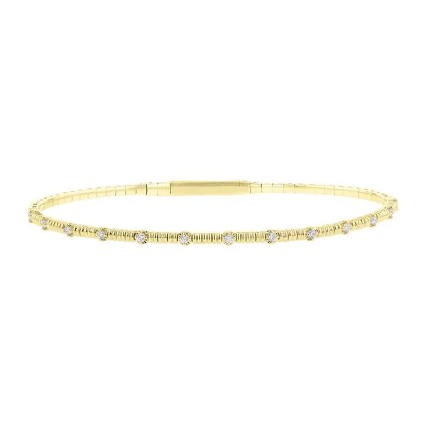 14K Yellow Gold Diamond Bracelet Moore Jewelers Laredo, TX
