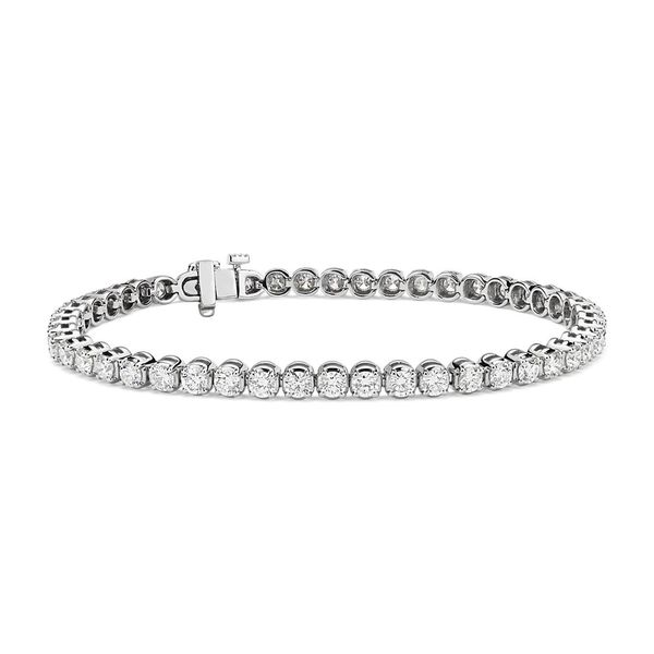 14K White Gold Labgrown Diamond Tennis Bracelet Moore Jewelers Laredo, TX