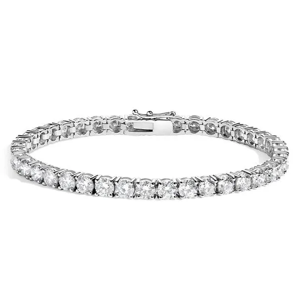 14K White Gold Labgrown Diamond Tennis Bracelet Moore Jewelers Laredo, TX