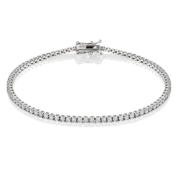 14K White Gold Tennis Bracelet Moore Jewelers Laredo, TX