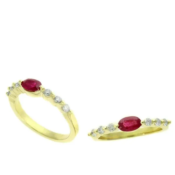 18K Yellow Gold Fashion Ruby Ring Moore Jewelers Laredo, TX