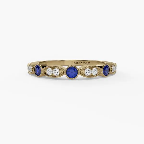 14K White Gold Milgrain Marquise Station Band Moore Jewelers Laredo, TX