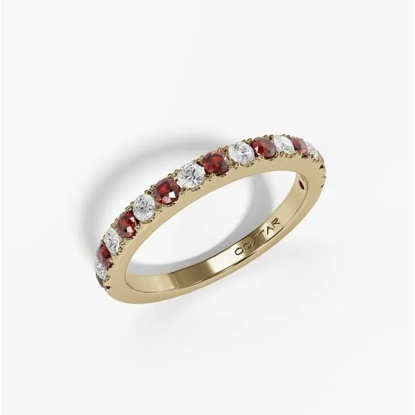 14K White Gold Alternating Micropave Band Moore Jewelers Laredo, TX