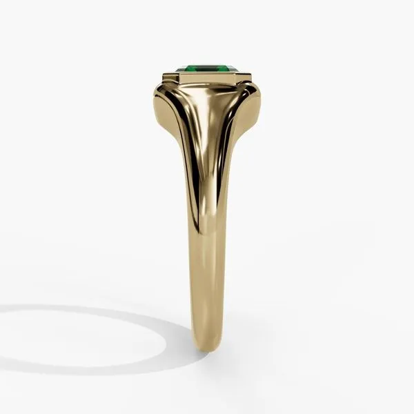 10K Yellow Gold Bezel Birthstone Ring Image 3 Moore Jewelers Laredo, TX