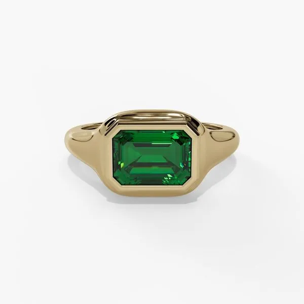 10K Yellow Gold Bezel Birthstone Ring Moore Jewelers Laredo, TX