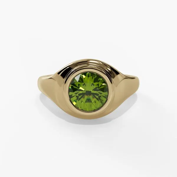 10K Yellow Gold Bezel Birthstone Ring Moore Jewelers Laredo, TX