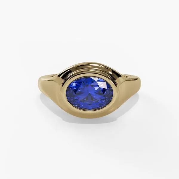 10K Yellow Gold Bezel Birthstone Ring Moore Jewelers Laredo, TX